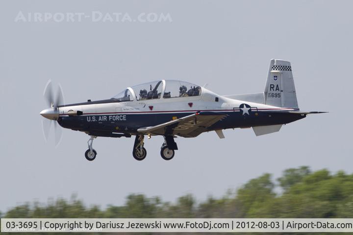 03-3695, 2003 Raytheon T-6A Texan II C/N PT-241, T-6A Texan II 03-3695 RA from 559th FTS 