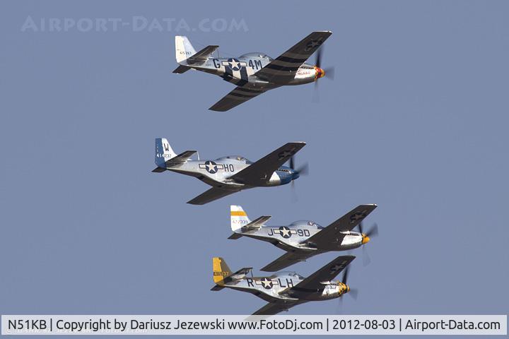N51KB, 1961 North American F-51D Mustang C/N 44-74009, North American F-51D Mustang 