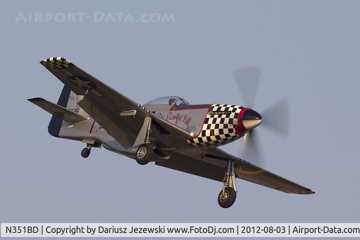 N351BD, 1944 North American F-51D Mustang C/N 44-85634, North American F-51D Mustang 