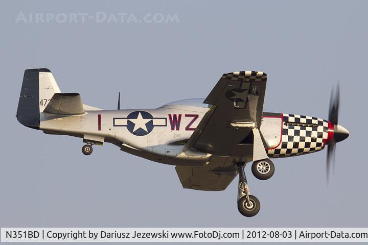 N351BD, 1944 North American F-51D Mustang C/N 44-85634, North American F-51D Mustang 
