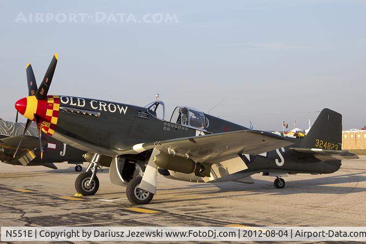 N551E, 1943 North American P-51B-1NA Mustang C/N 102-24700, North American P-51B Mustang 
