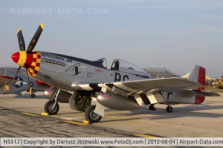 N551J, 1957 North American P-51D Mustang C/N 44-74230, North American P-51D Mustang 