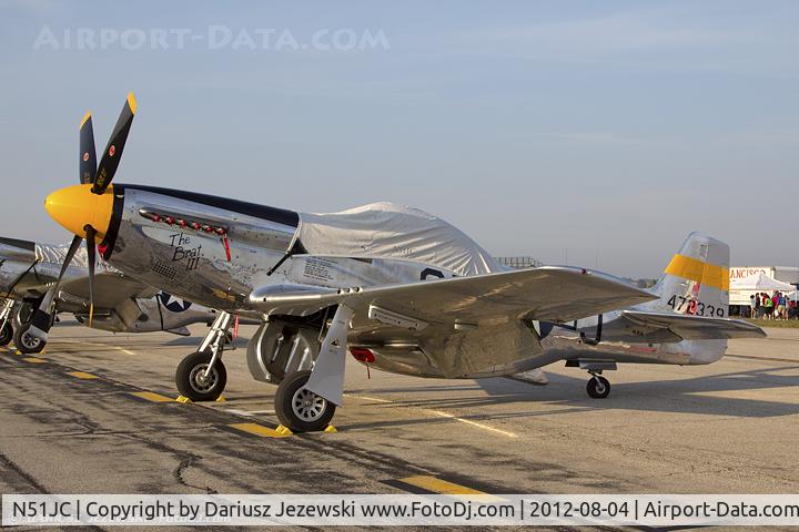 N51JC, 1944 North American P-51D Mustang C/N 122-38798, North American P-51D Mustang 