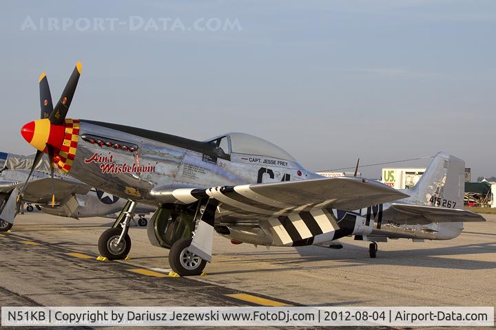 N51KB, 1961 North American F-51D Mustang C/N 44-74009, North American F-51D Mustang 