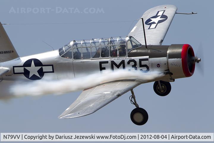 N79VV, 1942 Consolidated Vultee BT-13A C/N 11756, Consolidated Vultee BT-13A Valiant  C/N 11756, N79VV