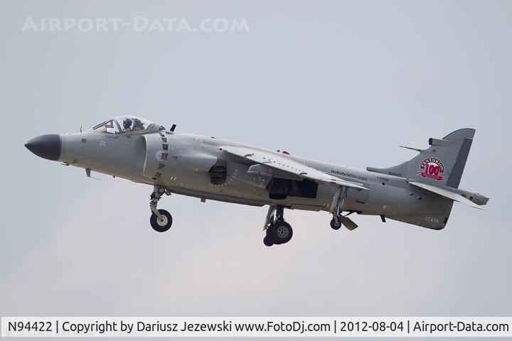 N94422, 1979 British Aerospace Sea Harrier F/A.2 C/N 41H-912002/DB2, British Aerospace Sea Harrier FA2  C/N XZ439 - Art Nalls, N94422