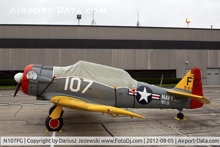 N107FG, 1944 North American AT-6D Texan C/N 121-41580, North American AT-6D Texan  C/N 44-80858, N107FG