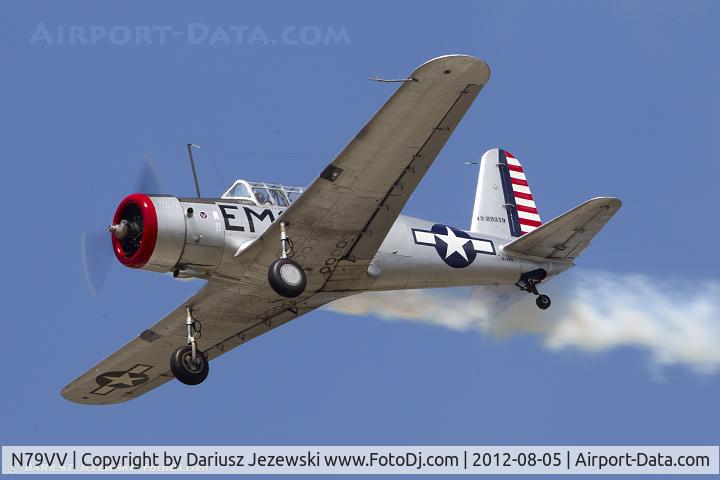 N79VV, 1942 Consolidated Vultee BT-13A C/N 11756, Consolidated Vultee BT-13A Valiant  C/N 11756, N79VV