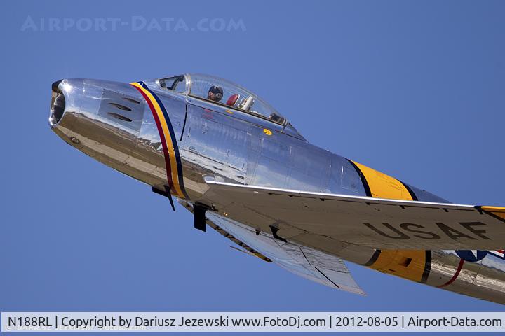 N188RL, 1952 North American F-86F Sabre C/N 191-682, North American F-86F (CWF86-F-30-NA) Sabre 