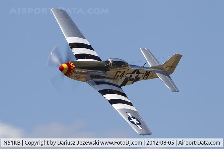N51KB, 1961 North American F-51D Mustang C/N 44-74009, North American F-51D Mustang 