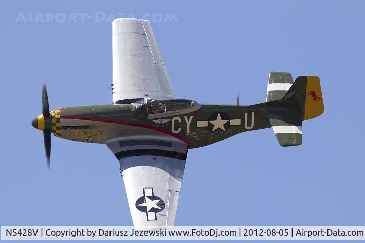 N5428V, 1944 North American P-51D Mustang C/N 122-39723, North American P-51D Mustang 