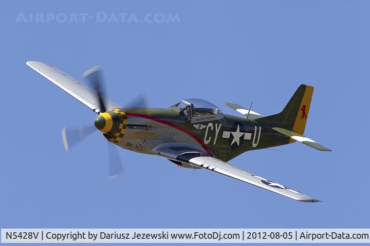 N5428V, 1944 North American P-51D Mustang C/N 122-39723, North American P-51D Mustang 