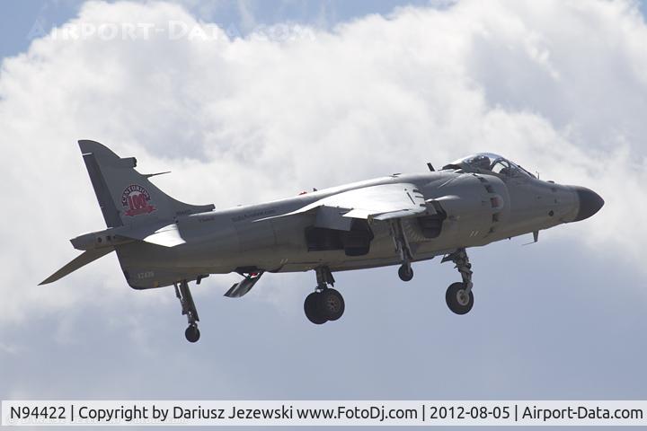 N94422, 1979 British Aerospace Sea Harrier F/A.2 C/N 41H-912002/DB2, British Aerospace Sea Harrier FA2  C/N XZ439 - Art Nalls, N94422