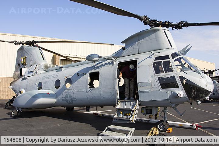 154808, 1968 Boeing Vertol CH-46E Sea Knight C/N 2415, CH-46D Sea Knight 154808 MQ-436 from HMM-774 