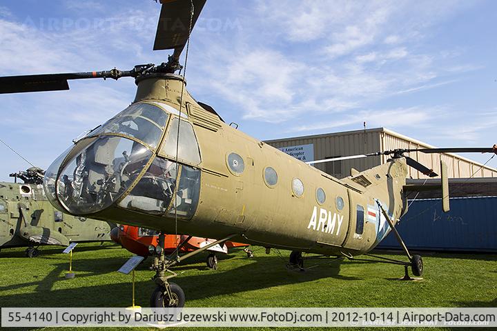 55-4140, 1955 Piasecki H-21C Shawnee C/N C.94, American Helicopter Museum - Vertol H-21C Shawnee (44) 55-4140