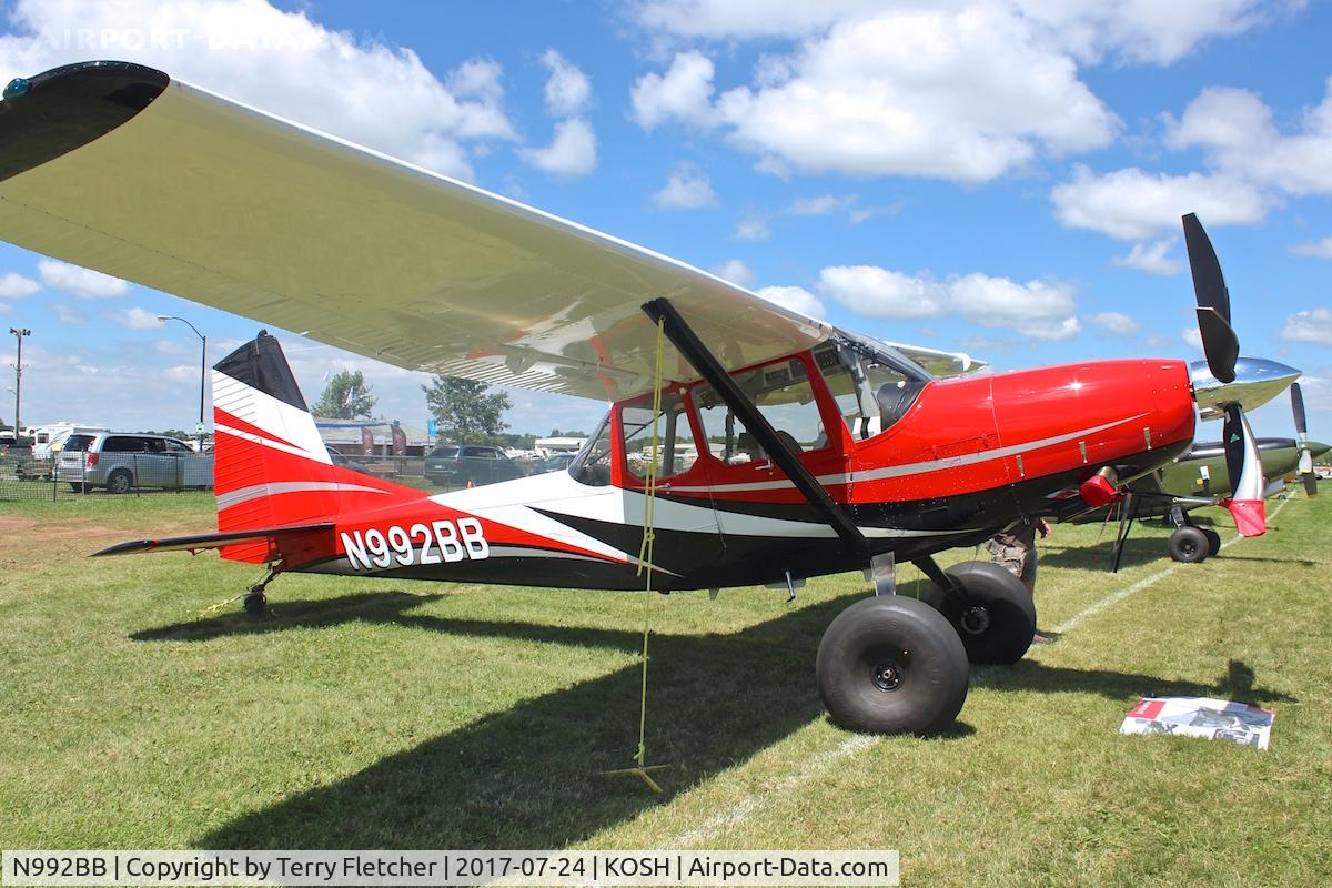 N992BB, 1976 SIAI-Marchetti SM-1019E C/N 012, At 2017 EAA Airventure at Oshkosh ,ex Italian Army MM57205
