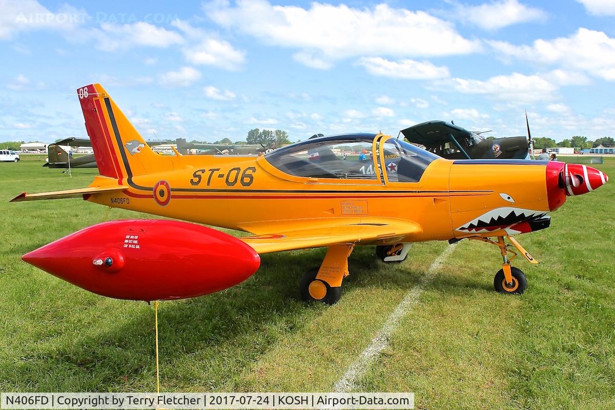N406FD, 1990 SIAI-Marchetti SF-260D C/N 771, At 2017 EAA Airventure at Oshkosh
