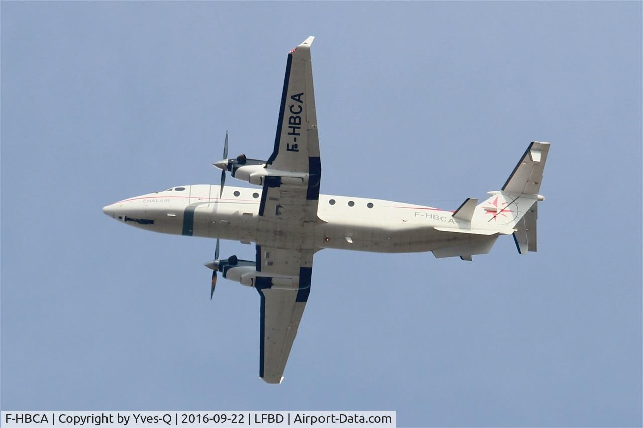 F-HBCA, 1995 Beech 1900D C/N UE-188, Beech 1900D, Take off rwy 23, Bordeaux Mérignac airport (LFBD-BOD)