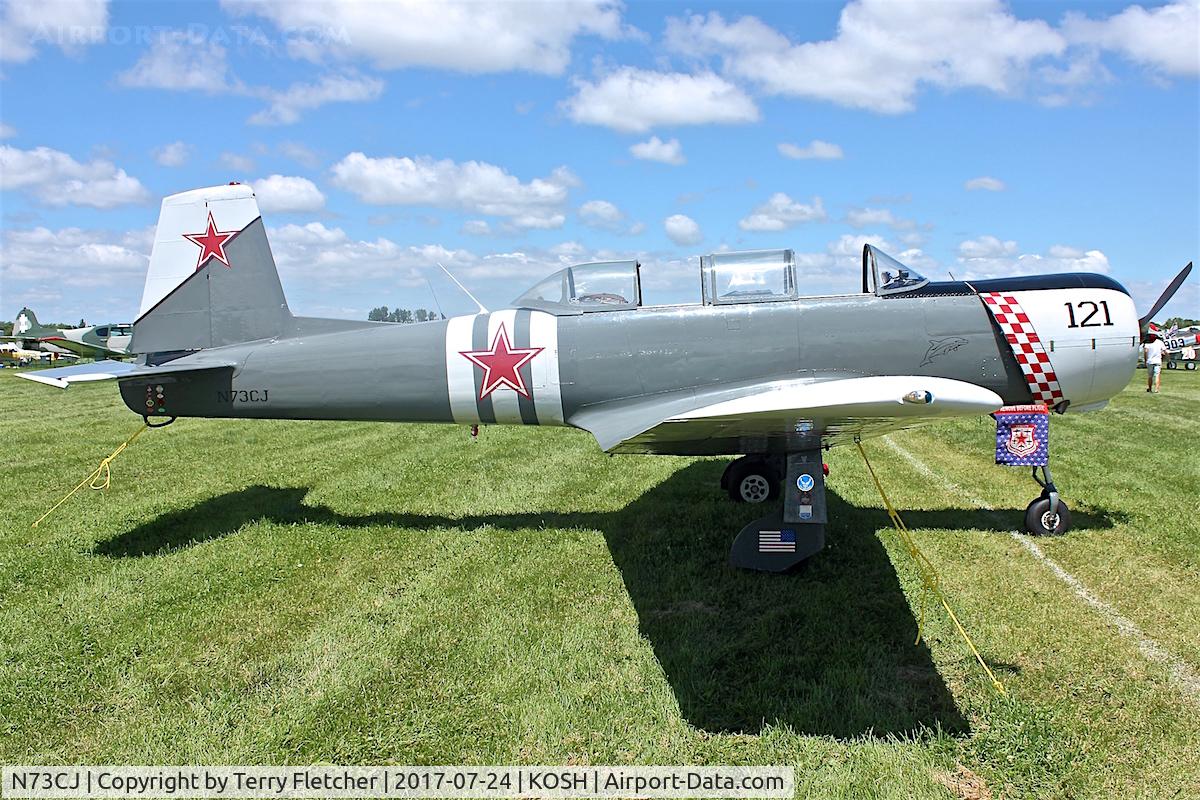 N73CJ, 1973 Nanchang CJ-6A C/N 2951231, At 2017 EAA Airventure at Oshkosh