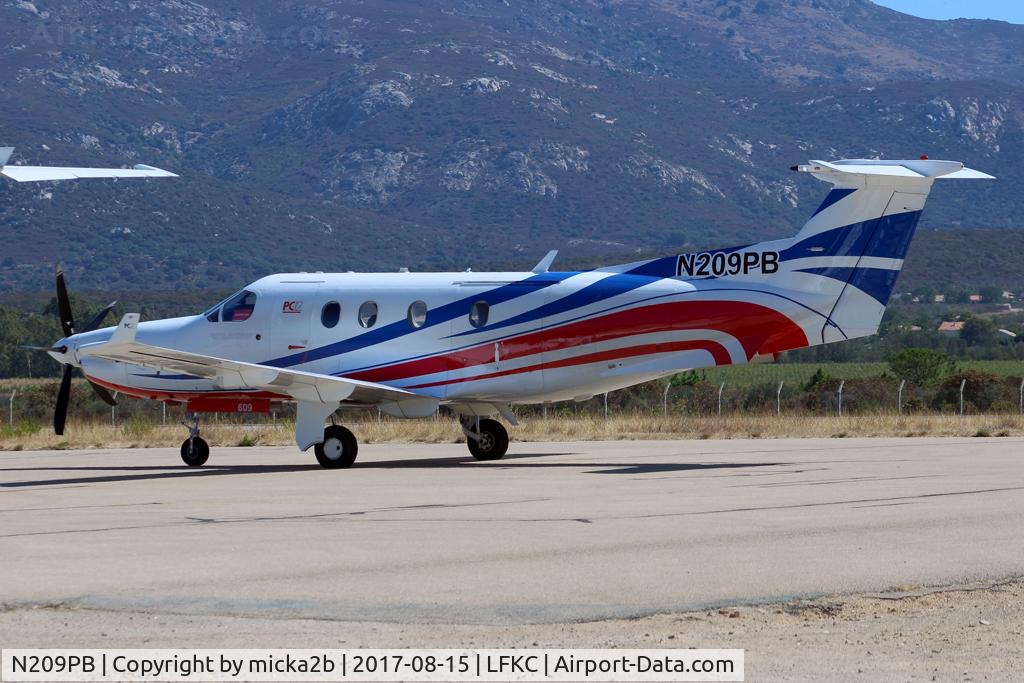 N209PB, 2005 Pilatus PC-12/45 C/N 609, Parked