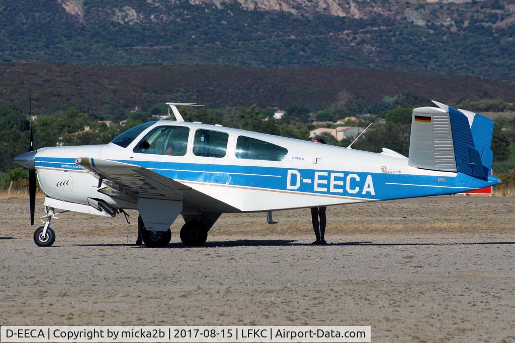 D-EECA, 1970 Beech V35B Bonanza Bonanza C/N D-9120, Parked