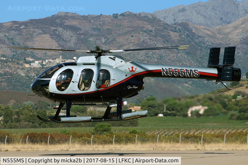 N555MS, 2011 MD Helicopters 600N C/N RN079, Landing