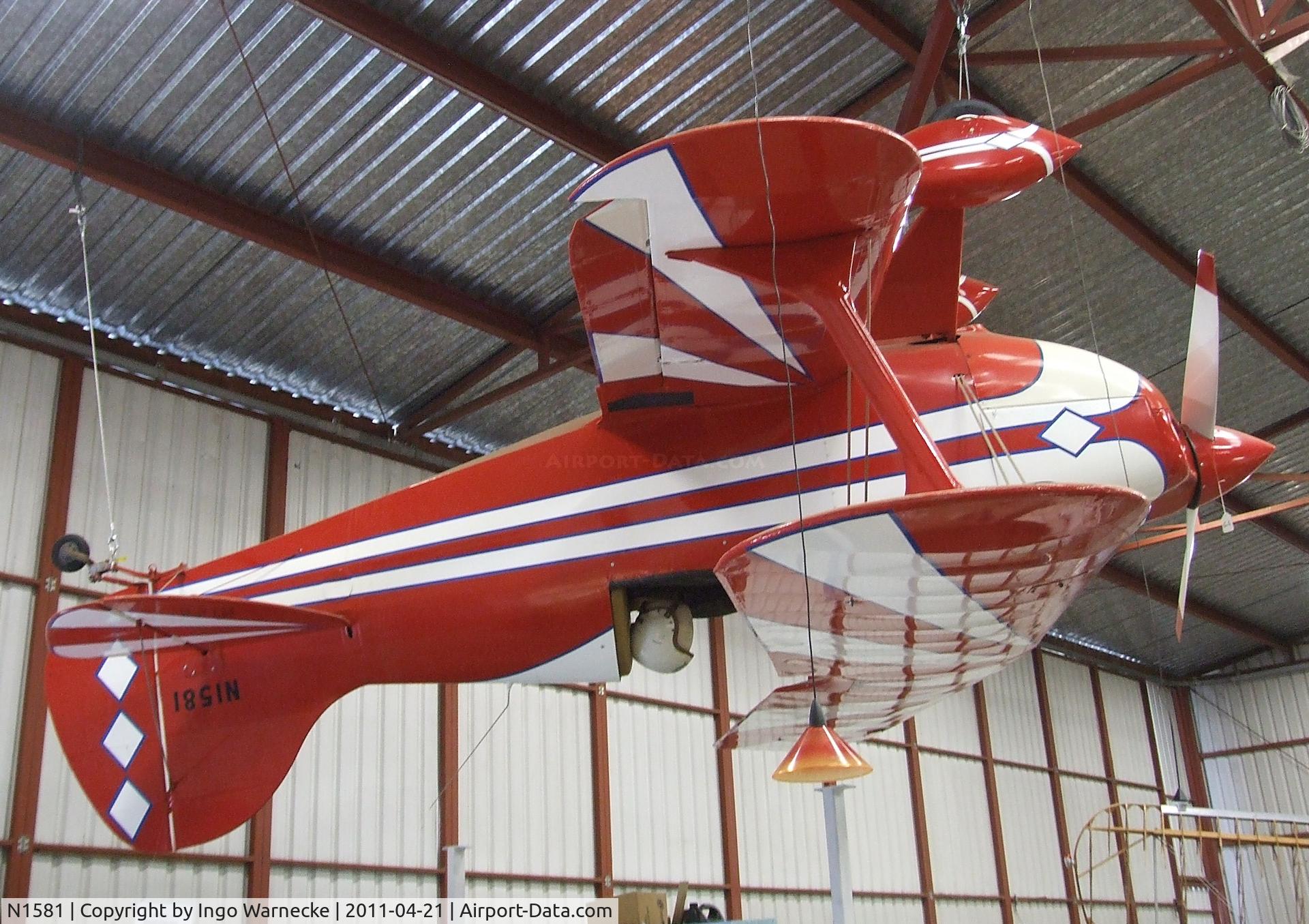 N1581, 1968 Pitts S-1C Special C/N JD-1, Pitts S-1C Special at the Wings of History Air Museum, San Martin CA