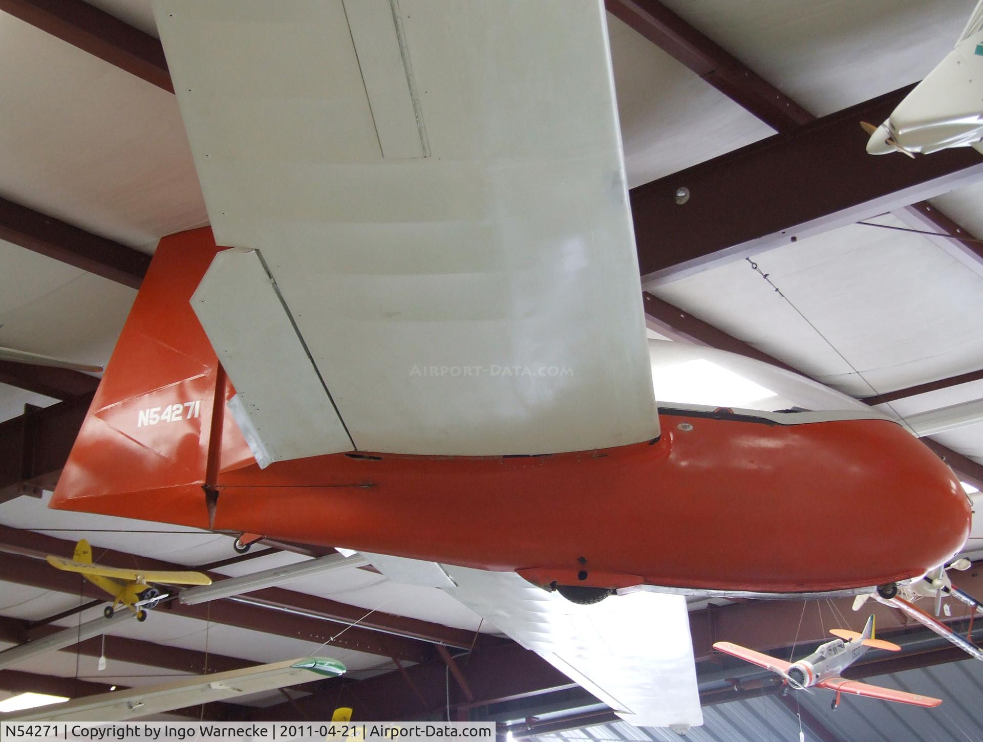 N54271, 1985 Markse Pioneer II C/N 3, Marske Pioneer II at the Wings of History Air Museum, San Martin CA