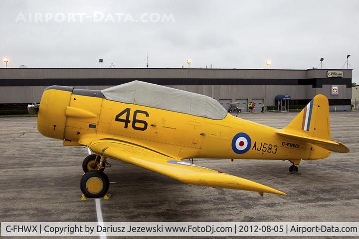 C-FHWX, 1941 Noorduyn AT-16 Harvard II C/N 76-3553, Noorduyn AT-16 Harvard MK II  C/N 76-3553, C-FHWX
