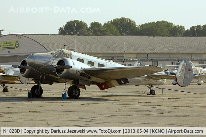 N1828D, 1952 Beech D18S C/N A-837, Beech D18S C/N A-837, N1828D