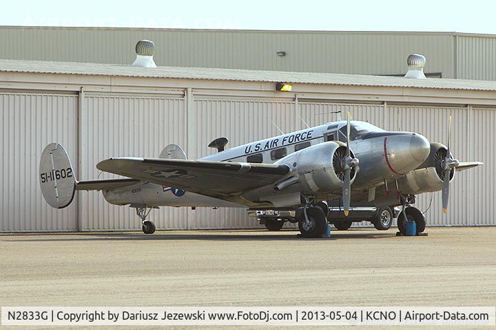 N2833G, 1951 Beech C-45H Expeditor C/N AF-159, Beech C45H Expeditor  C/N AF-159, N2833G