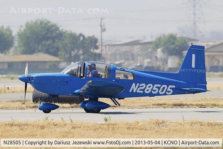 N28505, 1989 Beech B200C King Air C/N BL-133, Grumman AA-5B  C/N AA5B0645 - Skytypers, N28505