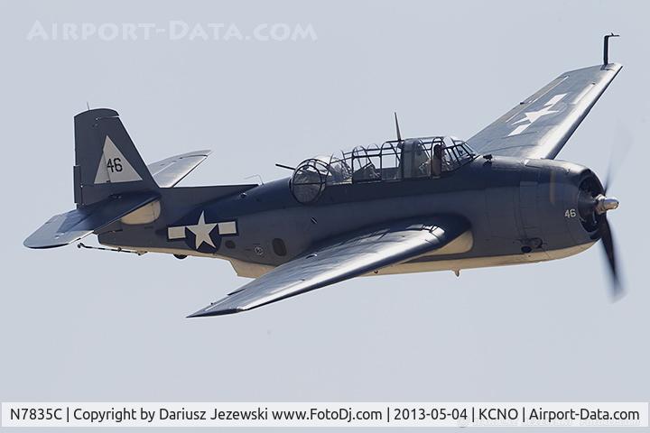 N7835C, Grumman TBM-3E Avenger C/N 7154, Grumman TBM-3E Avenger  C/N 7154, N7835C