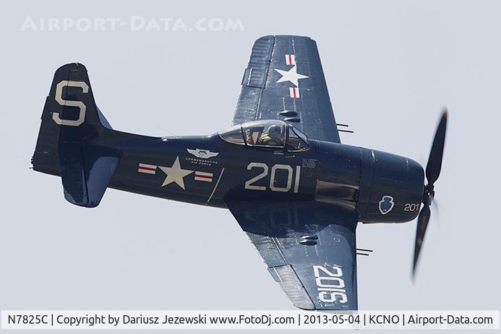 N7825C, 1948 Grumman F8F-2 (G58) Bearcat C/N D.1227, Grumman F8F-2 Bearcat C/N 122674, N7825C