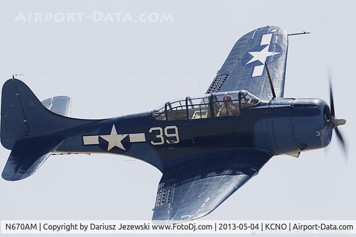 N670AM, 1993 Douglas SBD-5 Dauntless C/N 28536, Douglas SBD-5 Dauntless C/N 28536, NX670AM
