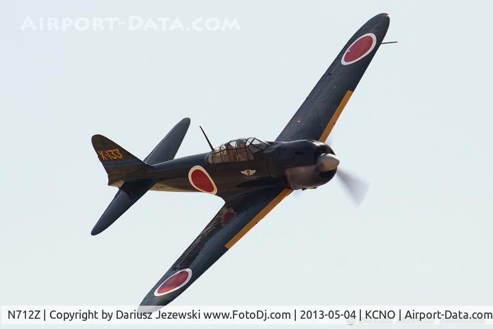 N712Z, 1942 Mitsubishi A6M3 Reisen (Zero) C/N 3869, Mitsubishi A6M3 Zero  C/N 3869, NX712Z