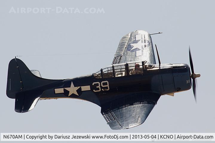 N670AM, 1993 Douglas SBD-5 Dauntless C/N 28536, Douglas SBD-5 Dauntless C/N 28536, NX670AM