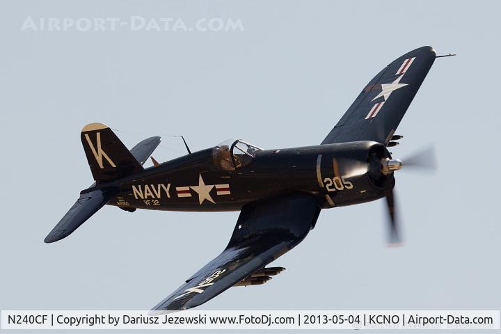N240CF, 1945 Vought F4U-4 Corsair C/N 9513, Chance Vought F4U-4 Corsair  C/N 9513, NX240CF