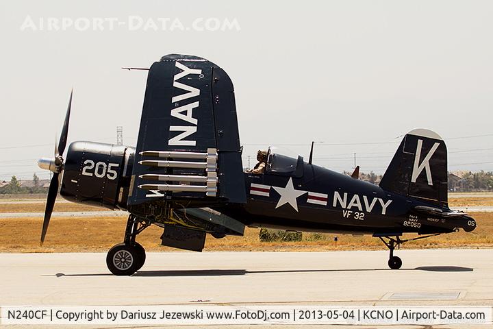 N240CF, 1945 Vought F4U-4 Corsair C/N 9513, Chance Vought F4U-4 Corsair  C/N 9513, NX240CF