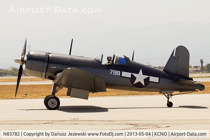 N83782, 1942 Vought F4U-1 Corsair C/N 3884 (Bu 17799), Chance Vought F4U-1 Corsair  C/N 3884, NX83782
