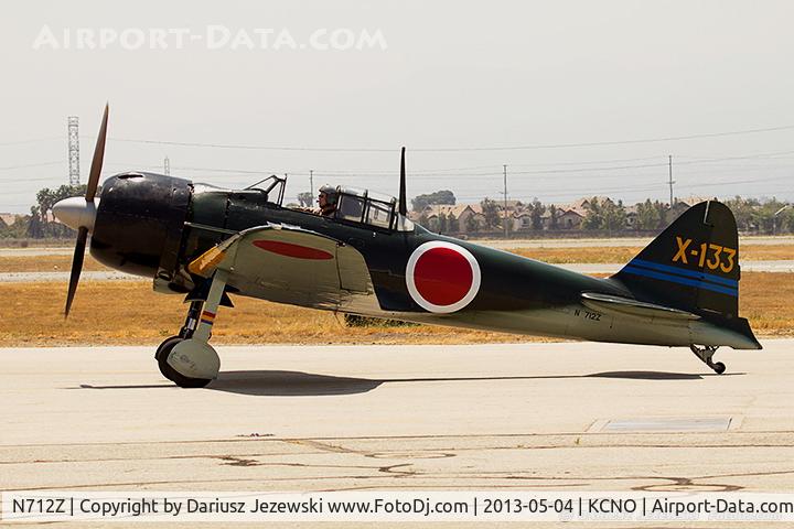N712Z, 1942 Mitsubishi A6M3 Reisen (Zero) C/N 3869, Mitsubishi A6M3 Zero  C/N 3869, NX712Z