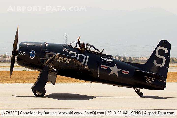 N7825C, 1948 Grumman F8F-2 (G58) Bearcat C/N D.1227, Grumman F8F-2 Bearcat C/N 122674, N7825C
