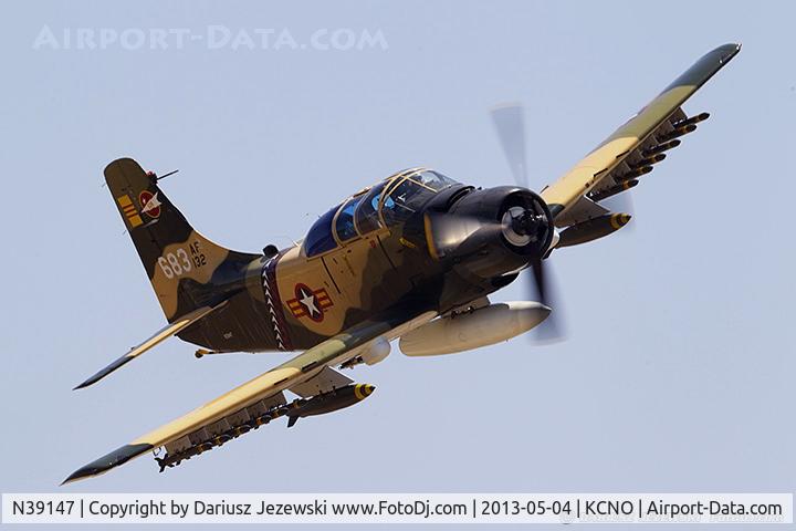 N39147, Douglas AD-5 (A-1E) Skyraider C/N 9540, Douglas AD-5 (A-1E) Skyraider  C/N 132683, N39147