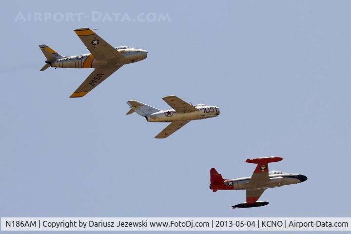 N186AM, 1952 North American F-86F Sabre C/N 191-708, North American F-86F Sabre C/N 52-5012, NX186AM