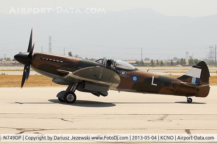 N749DP, 1945 Supermarine Spitfire XIV C/N 6S/583887, Supermarine Spitfire Mk XIV  C/N 6S/583887, NX749DP