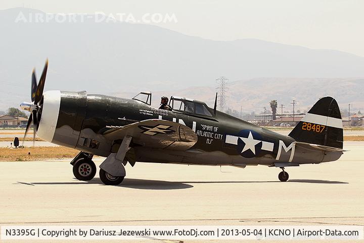 N3395G, 1942 Republic P-47G-15-CU Thunderbolt C/N 42-25254, Republic P-47G Thunderbolt 