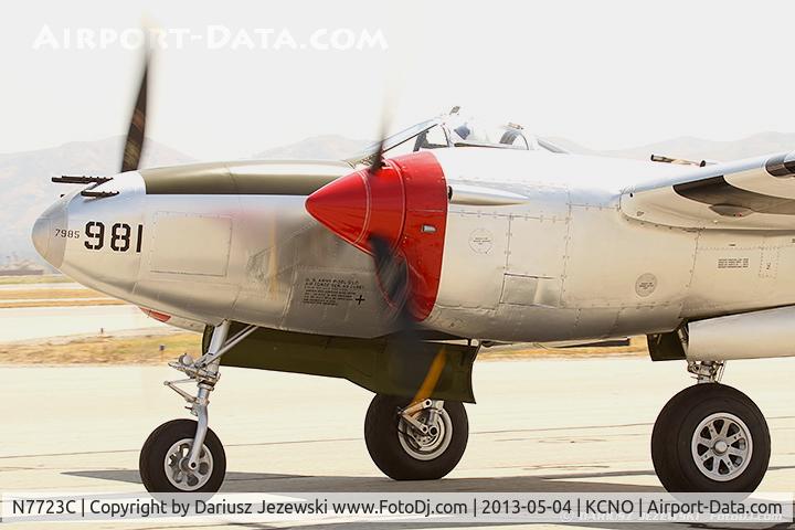 N7723C, 1944 Lockheed P-38L-5 Lightning C/N 7985, Lockheed P-38L Lightning 