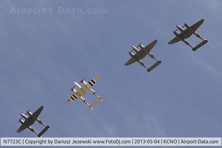 N7723C, 1944 Lockheed P-38L-5 Lightning C/N 7985, Lockheed P-38L Lightning 