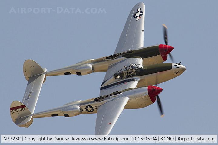 N7723C, 1944 Lockheed P-38L-5 Lightning C/N 7985, Lockheed P-38L Lightning 