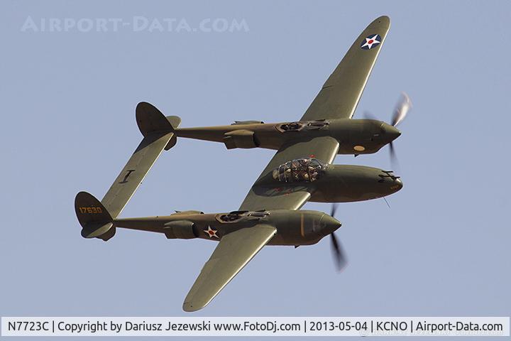 N7723C, 1944 Lockheed P-38L-5 Lightning C/N 7985, Lockheed P-38L Lightning 